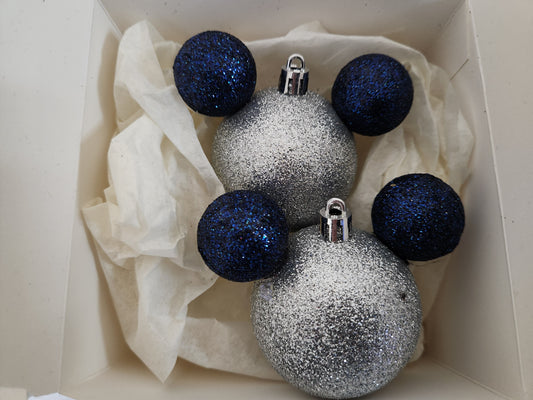 Mickey inspired Glittered Ornaments.